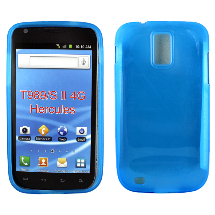 Samsung Galaxy S2 / T989 TPU Gel Case (Blue)